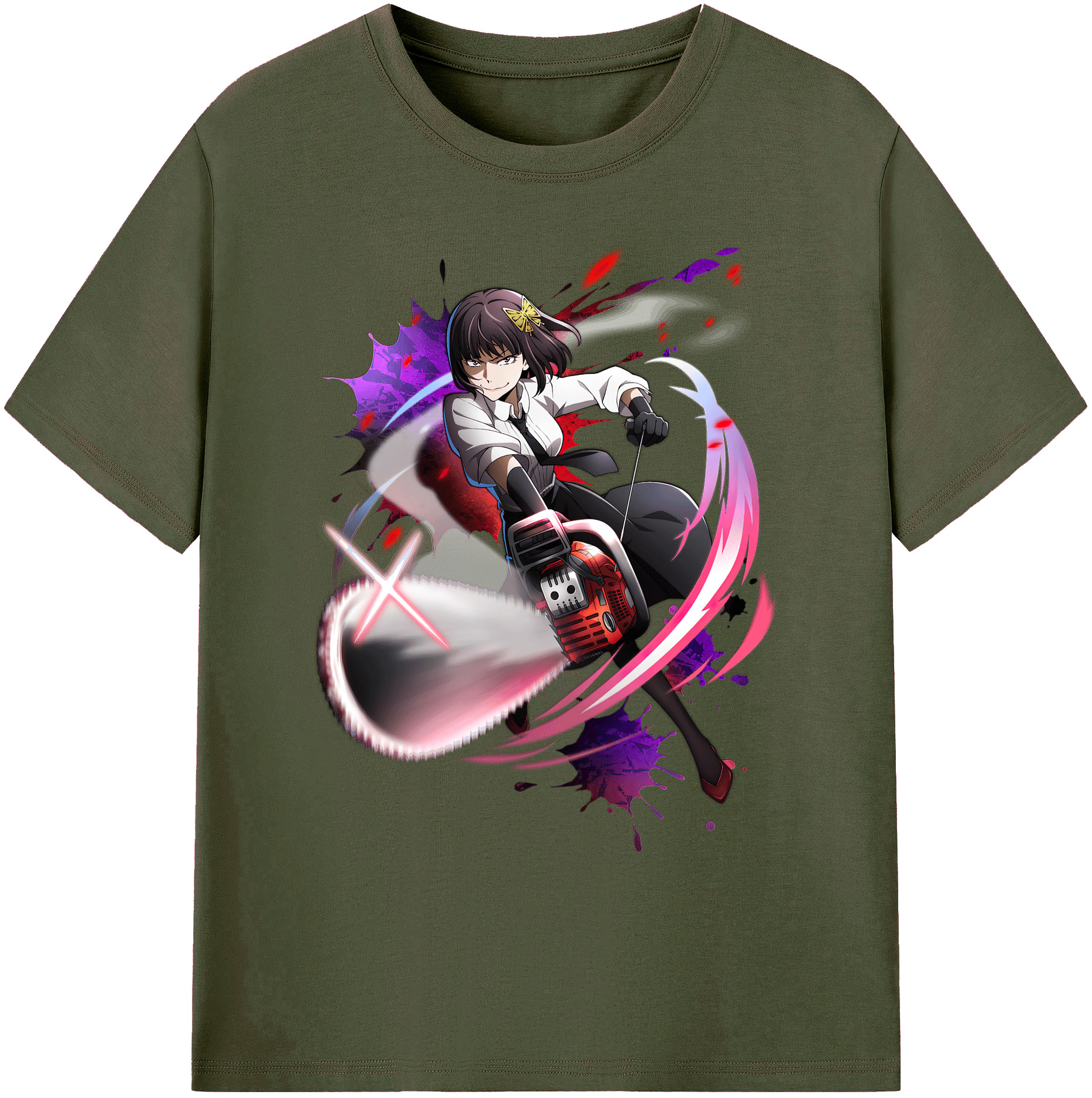 （画像用） 文豪ストレイドッグス Bungo Stray Dogs 綿100％ メンズ半袖Tシャツ｜肌触りやわらか＆通気性